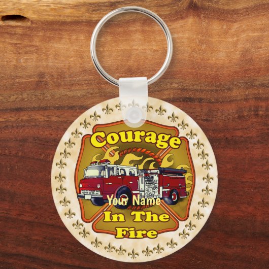Feuerwehrmann Schlüsselanhänger (Vorderseite)