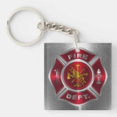Feuerwehrmann Schlüsselanhänger (Vorderseite)