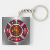 Feuerwehrmann Schlüsselanhänger (Rückseite)