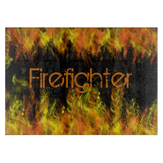 Feuerwehrmann Schneidebrett (Vorderseite)