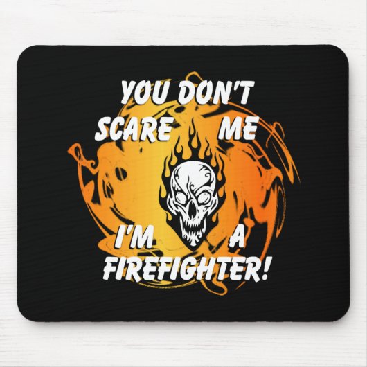 Feuerwehrmann-Schrecken Mousepad (Vorne)