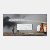 Feuerwehrmann Schreibtischunterlage (Tastatur & Maus)