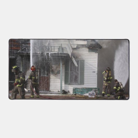 Feuerwehrmann Schreibtischunterlage (Vorderseite)
