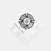 Feuerwehrmann Serviette (Ecke)