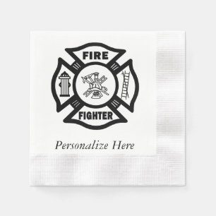 Feuerwehrmann Serviette