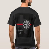 Feuerwehrmann-Shirt T-Shirt (Rückseite)