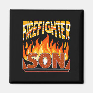 Feuerwehrmann Sohn Feuerwehrmann Geschenk Stolzer Magnet