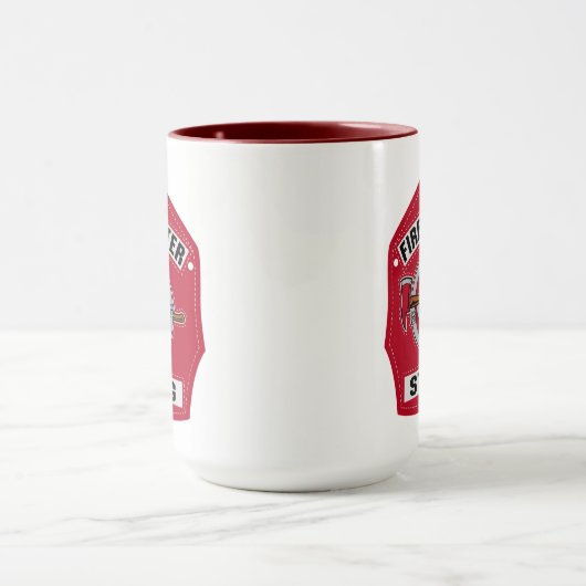 Feuerwehrmann stark tasse (Zentrum)