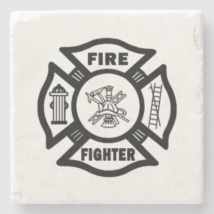 Feuerwehrmann Steinuntersetzer