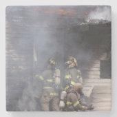 Feuerwehrmann Steinuntersetzer (Vorderseite)