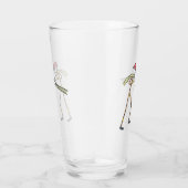 Feuerwehrmann Stickman Glas (Rechts)