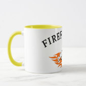 Feuerwehrmann-Stier-Hund stark Tasse (Links)