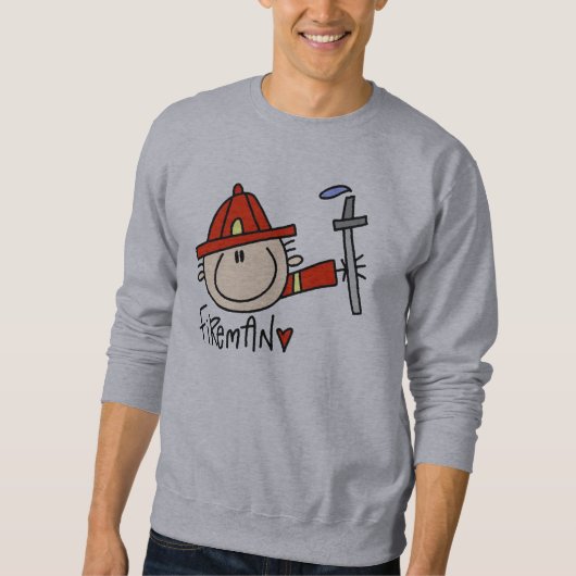 Feuerwehrmann Sweatshirt (Vorderseite)