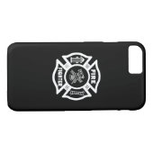 Feuerwehrmann-Symbol-Malteserkreuz Case-Mate iPhone Hülle (Rückseite (Horizontal))