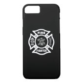 Feuerwehrmann-Symbol-Malteserkreuz Case-Mate iPhone Hülle (Rückseite)
