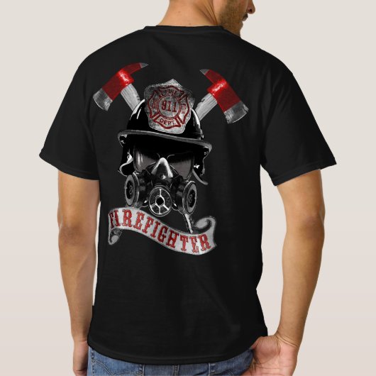 Feuerwehrmann T-Shirt (Rückseite)