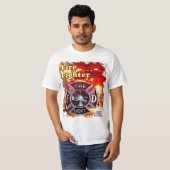 Feuerwehrmann-T-Shirt T-Shirt (Vorne ganz)