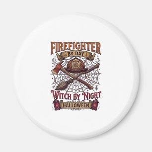 Feuerwehrmann Tag Hexennacht Halloween Helm Axt B Magnet