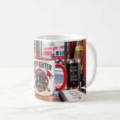 Feuerwehrmann Tapfer Stark Tasse (VorderseiteRechts)