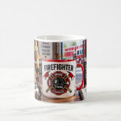 Feuerwehrmann Tapfer Stark Tasse (Mittel)