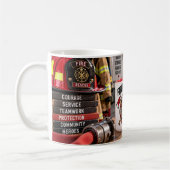 Feuerwehrmann Tapfer Stark Tasse (Links)