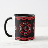 Feuerwehrmann Tasse (Links)