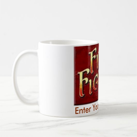 Feuerwehrmann-Tasse im Dienst- besonders Kaffeetasse (Links)