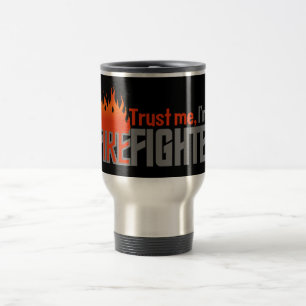 Feuerwehrmann-Tasse - wählen Sie Art u. Farbe Reisebecher