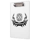 Feuerwehrmann-Tätowierung Klemmbrett (Links)