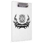 Feuerwehrmann-Tätowierung Klemmbrett (Rechts)