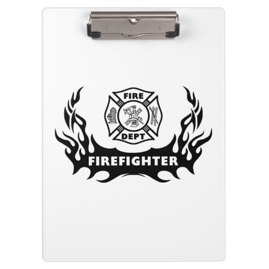 Feuerwehrmann-Tätowierung Klemmbrett (Vorderseite)