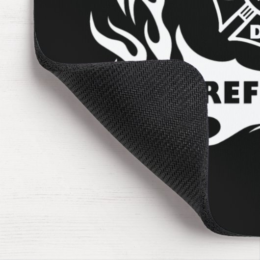 Feuerwehrmann-Tätowierung Mousepad (Ecke)