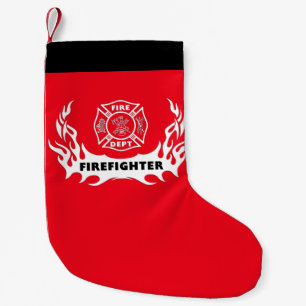 Feuerwehrmann-Tätowierungen Kleiner Weihnachtsstrumpf