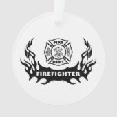 Feuerwehrmann-Tätowierungen Ornament (Vorderseite)