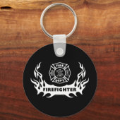 Feuerwehrmann Tattoo Schlüsselanhänger (Vorderseite)