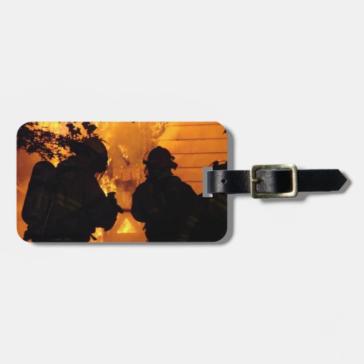 Feuerwehrmann-Team Gepäckanhänger (Vorderseite horizontal)