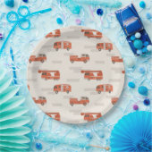 Feuerwehrmann Teller | Retro Fire (Party)