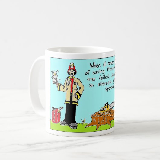 FEUERWEHRMANN, TheStripMallbyChrisRogers Kaffeetasse (Vorderseite Links)