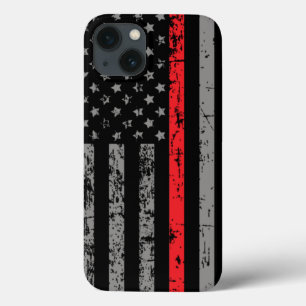 Feuerwehrmann Thin Red Line American Flag Fireman Case-Mate iPhone Hülle
