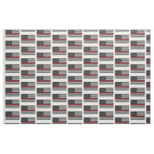 Feuerwehrmann Thin Red Line Fabric am Hof