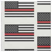 Feuerwehrmann Thin Red Line Fabric am Hof Stoff (Muster)