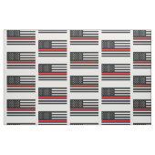 Feuerwehrmann Thin Red Line Fabric am Hof Stoff (Fat Quarter (45,7 x 55,9 cm))