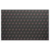 Feuerwehrmann Thin Red Line Flag Herzmuster Stoff (Yard (91,4 cm))