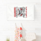 Feuerwehrmann-Tochter Vintage Banner (Insitu)