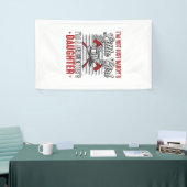 Feuerwehrmann-Tochter Vintage Banner (Messeveranstaltung)