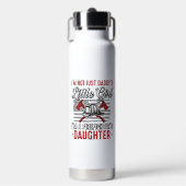 Feuerwehrmann-Tochter Vintage Trinkflasche (Vorderseite)