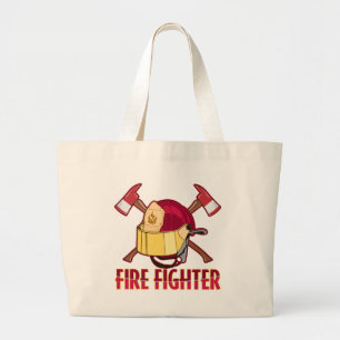 Feuerwehrmann-Tribut Jumbo Stoffbeutel