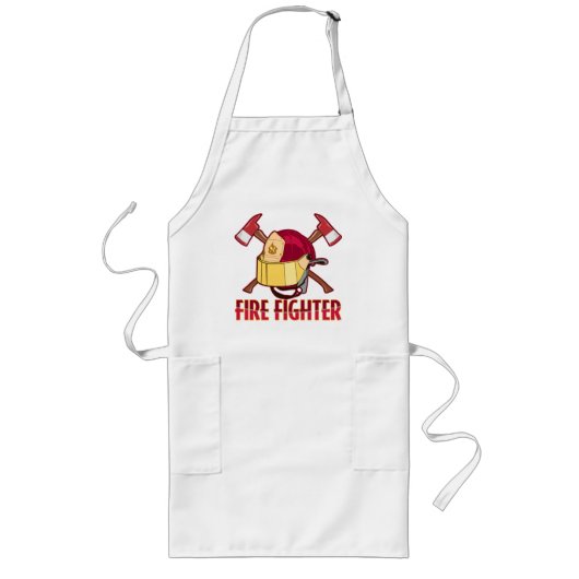 Feuerwehrmann-Tribut Lange Schürze (Vorne)