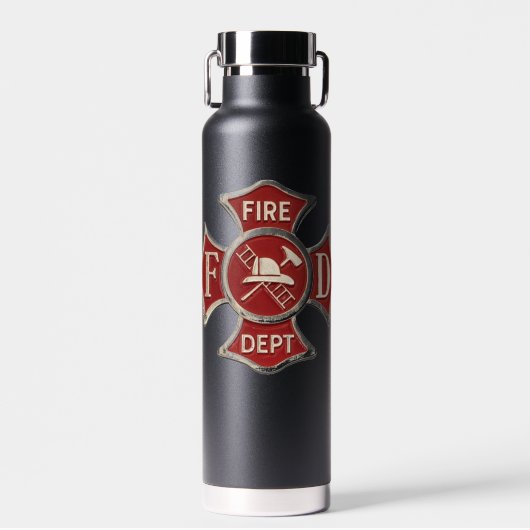 Feuerwehrmann Trinkflasche (Vorne)
