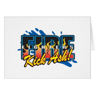 Feuerwehrmann-Tritt-Asche!